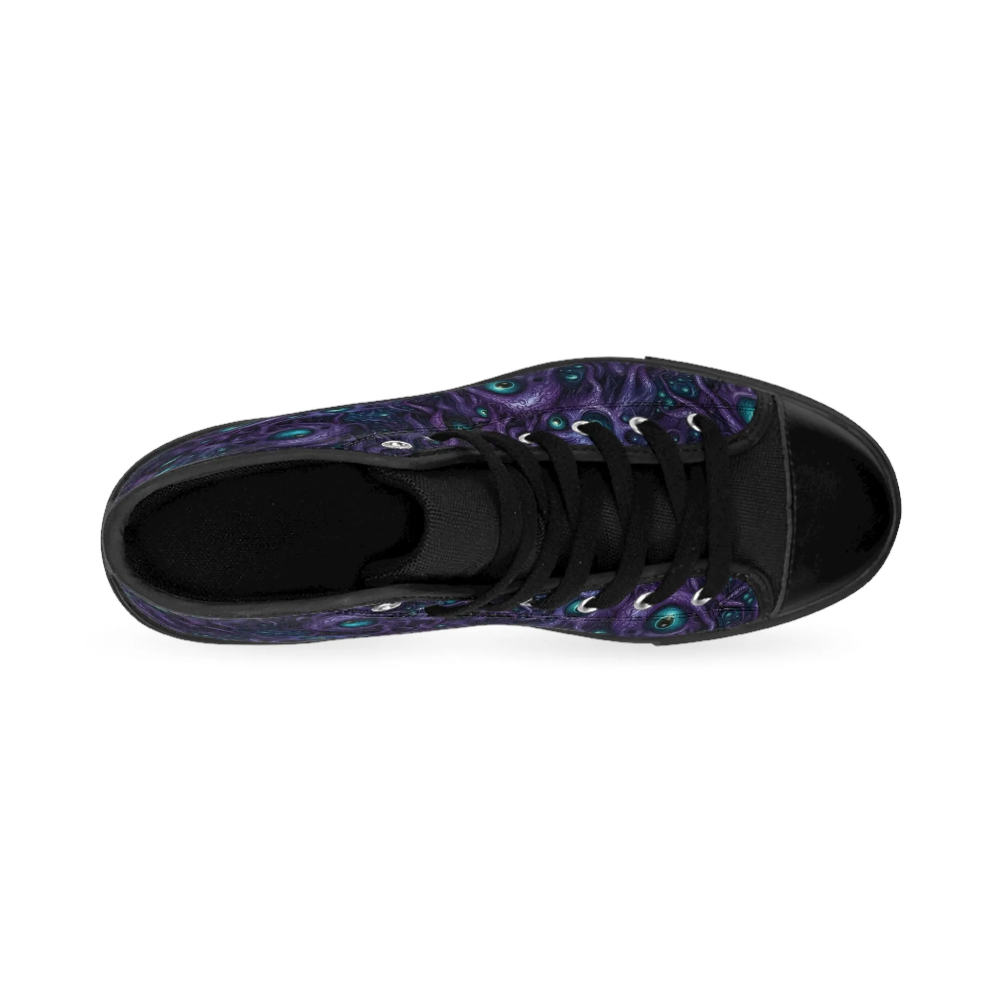 Classic sneakers Purple Tentacloid with Eyes