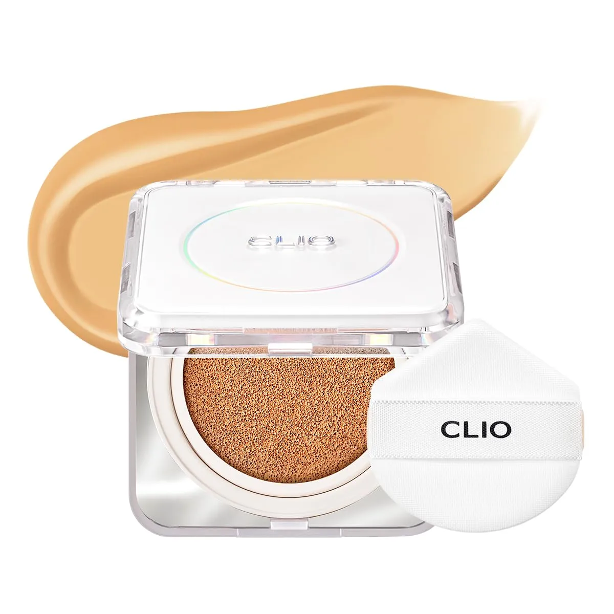 CLIO Kill Cover Founwear Cushion The Original – Korean Makeup, Full High Coverage, Airy Satin Finish, Skin Fit, 24N HONEY