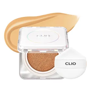CLIO Kill Cover Founwear Cushion The Original – Korean Makeup, Full High Coverage, Airy Satin Finish, Skin Fit, 24N HONEY
