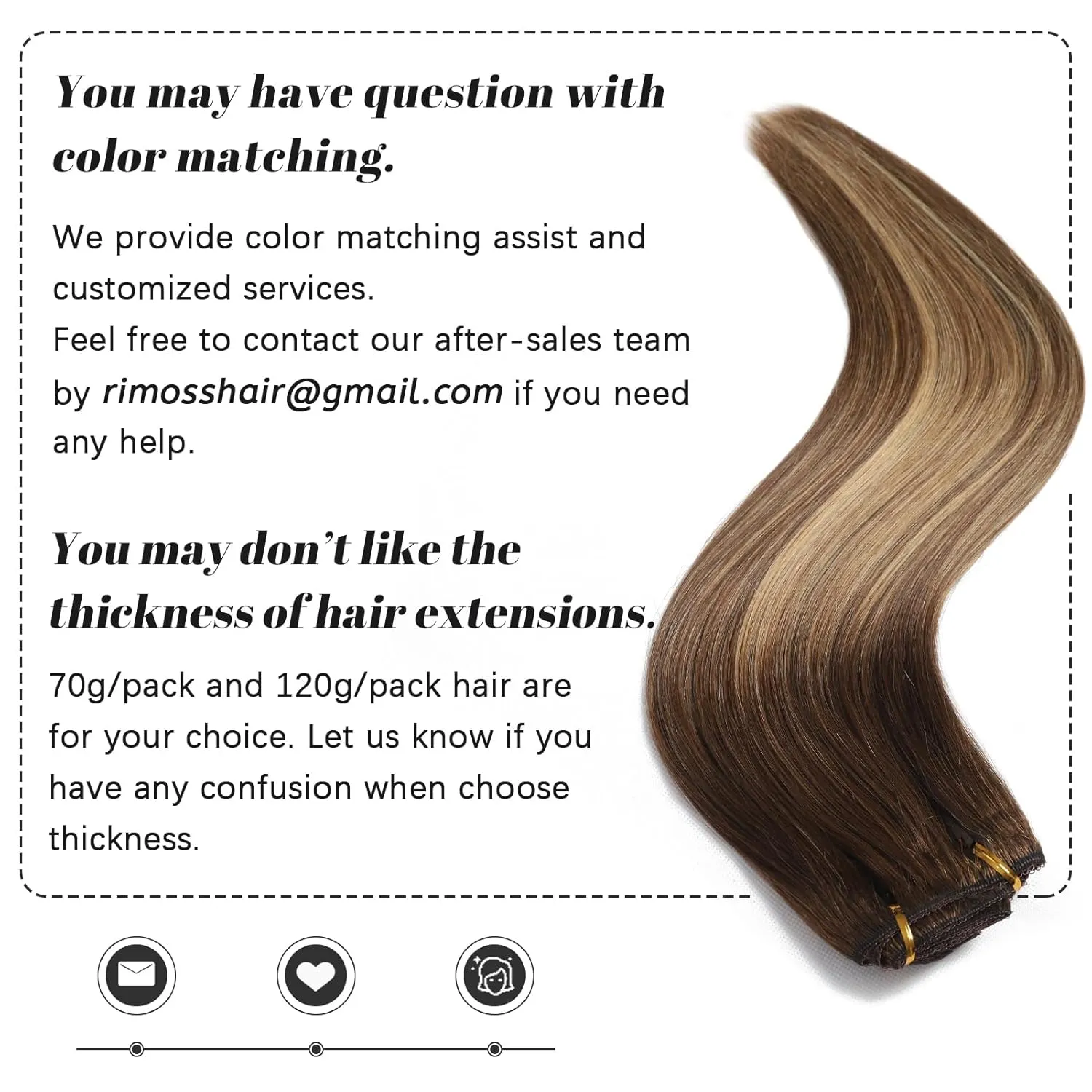 Clip in Hair Extensions Real Human Hair - 120g 20 Inch 7pcs, Ombre Chocolate Brown to Caramel Blonde Balayage - Soft Remy Human Hair Clip ins Extensions Straight for Women (20 Inch)