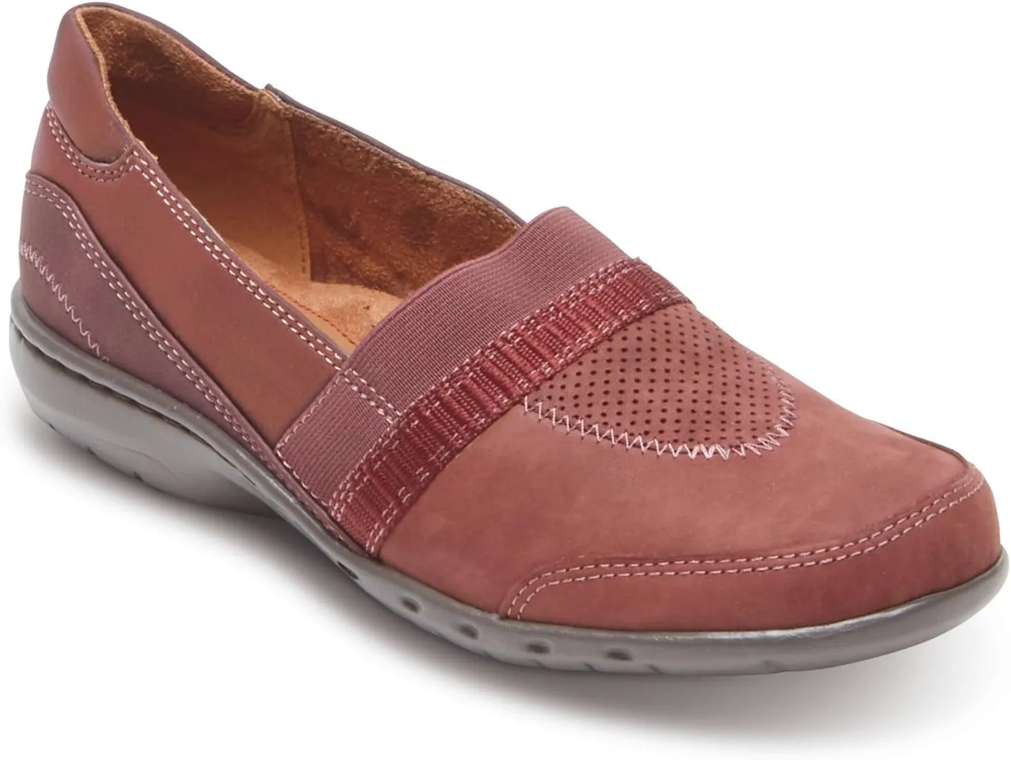 Cobb Hill Penfield A Line Casual Slip-On Women's Slip On, 6.5 C/D US, Redwood