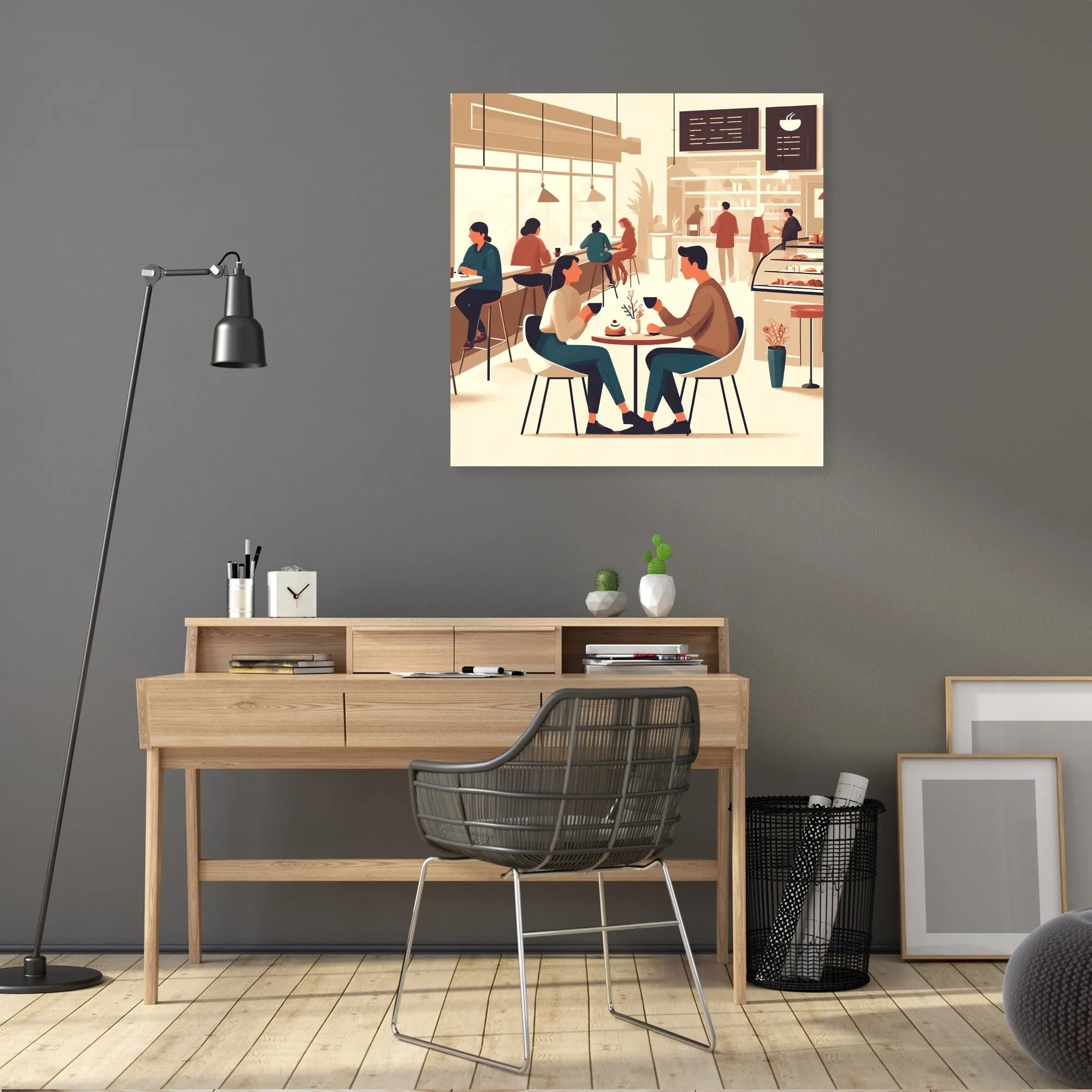 Coffee Time Friends Canvas