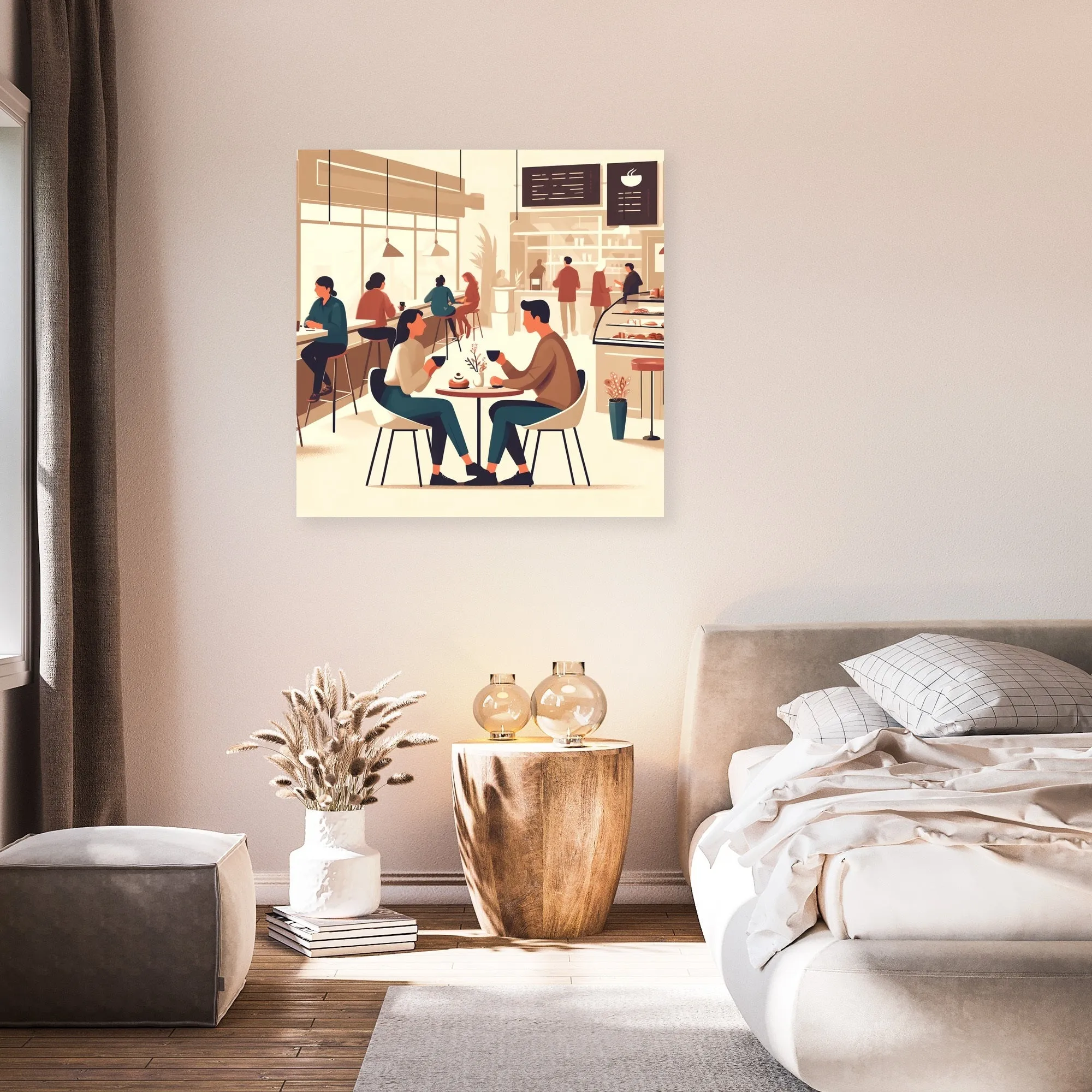 Coffee Time Friends Canvas