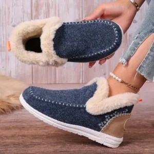 Comfortable flat snowshoes
