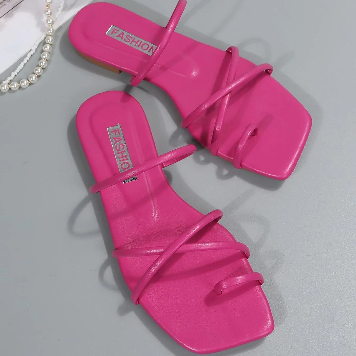 Comfortable Sandals for Women Anti-Slip Breathable Platform Flip Flops Roman Pluse Size Summer Mules Shoes