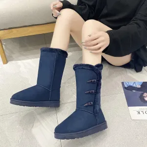 Comfortable Thickened Flat Bottom Round Head Shoes