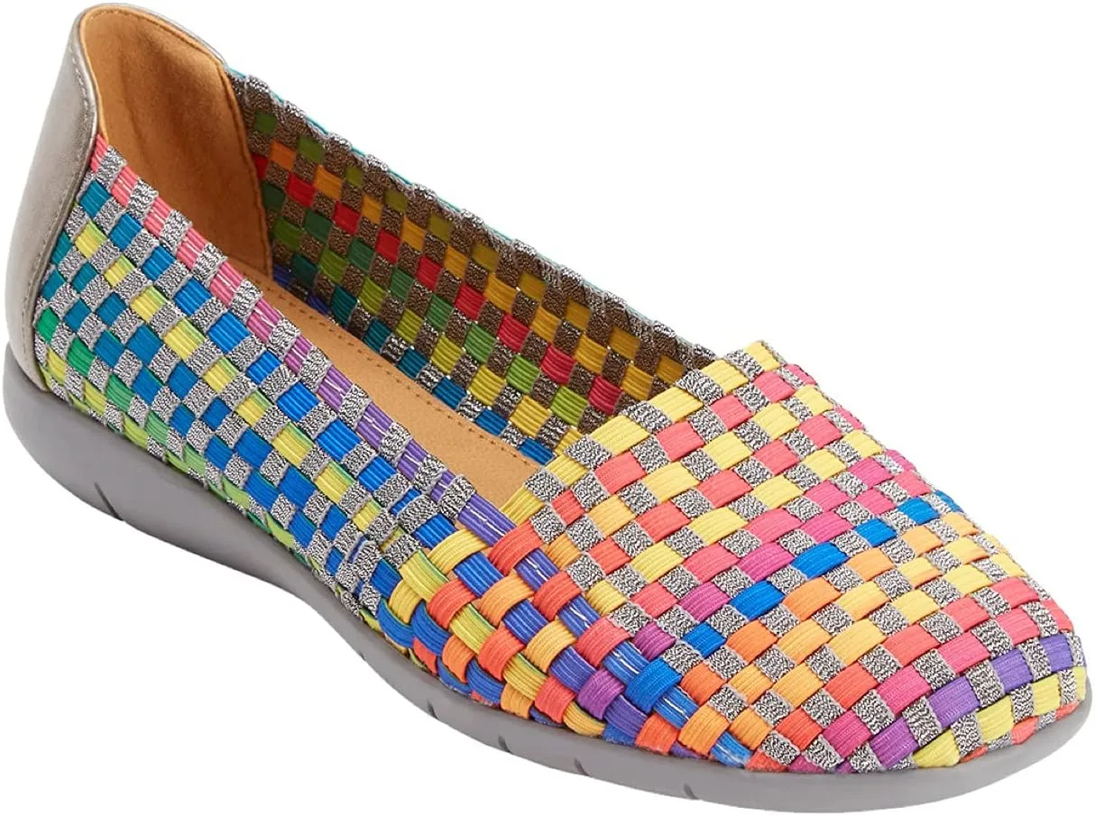 Comfortview Women's The Bethany Slip On Flat (Wide Widths Available)