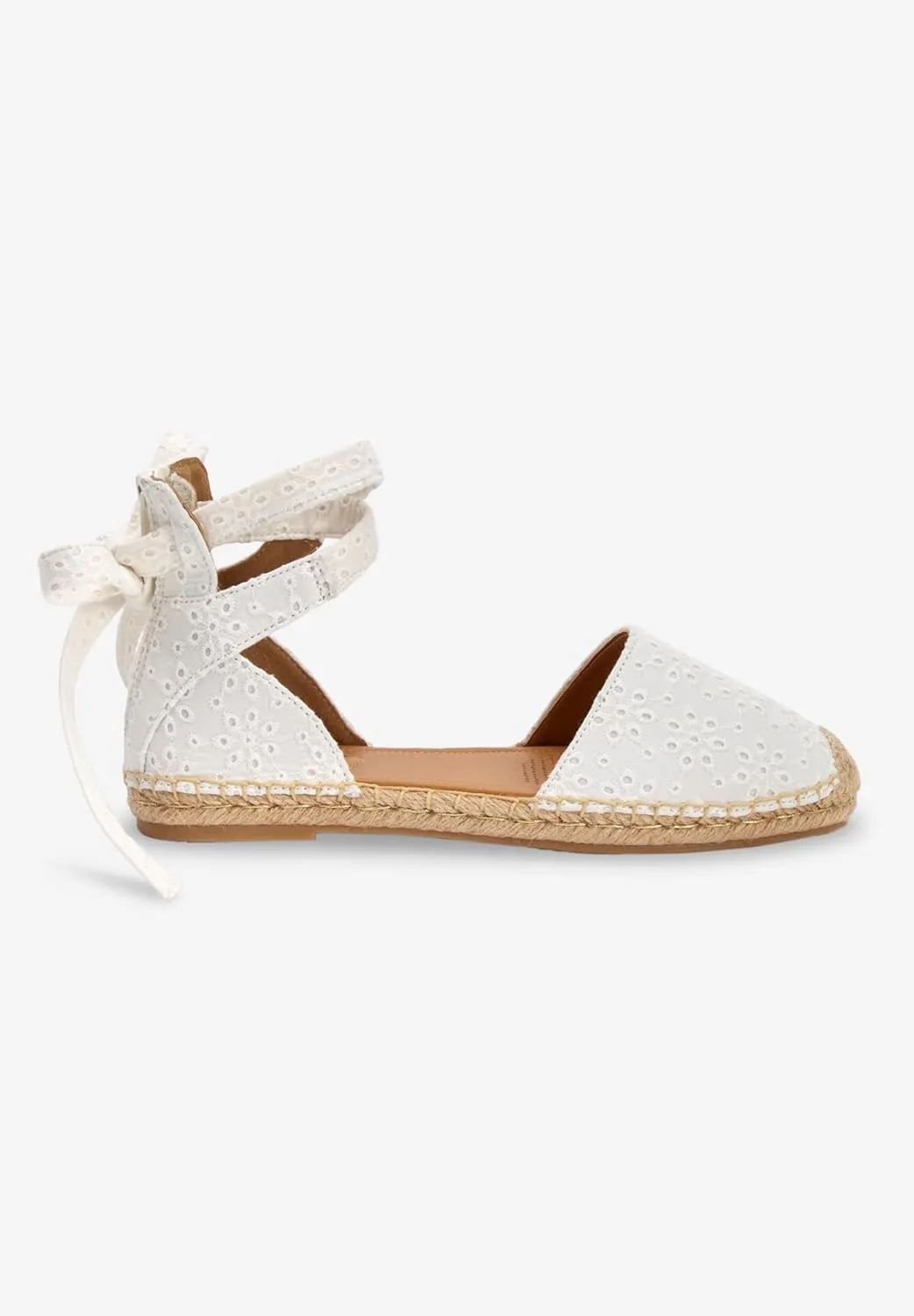 Comfortview Women's Wide Width The Shayla Flat Espadrille