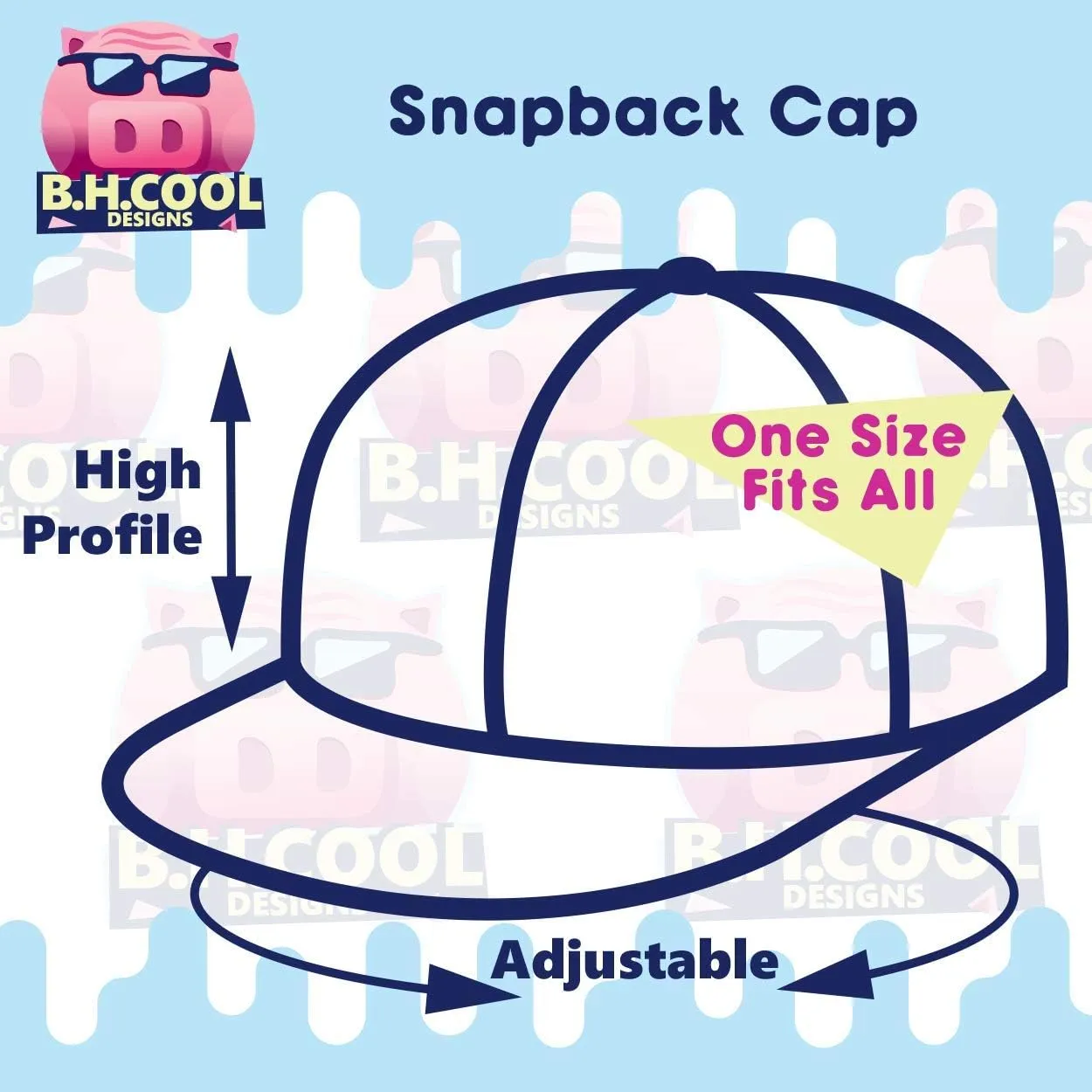 #Cornbread - Yupoong 6089 Structured Flat Bill Hat | Trendy Baseball Cap for Men and Women | Modern Cap in Snapback Closure