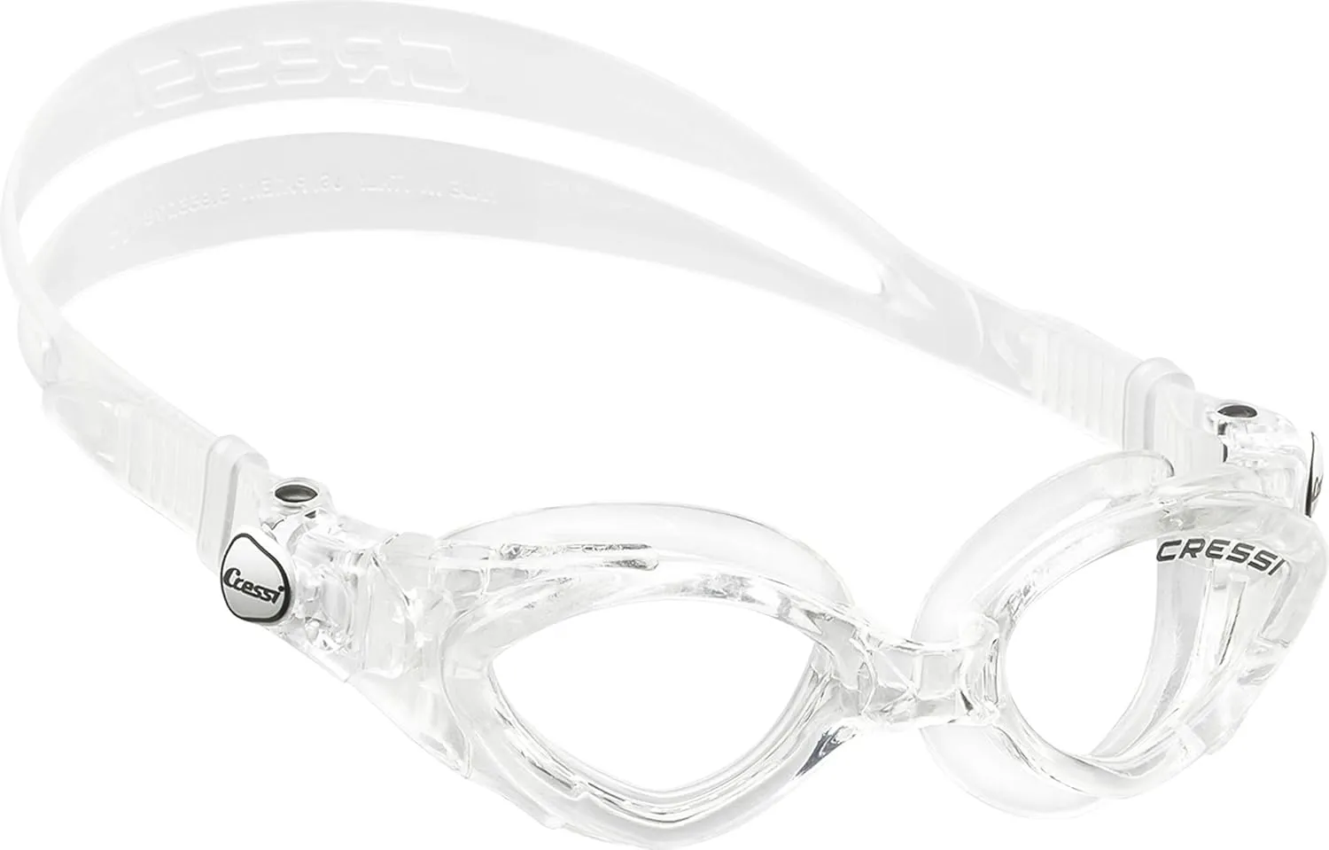 Cressi Young Swim Goggles for Kids Aged 7 to 15- Made of Soft Silicone | King Crab: made in Italy