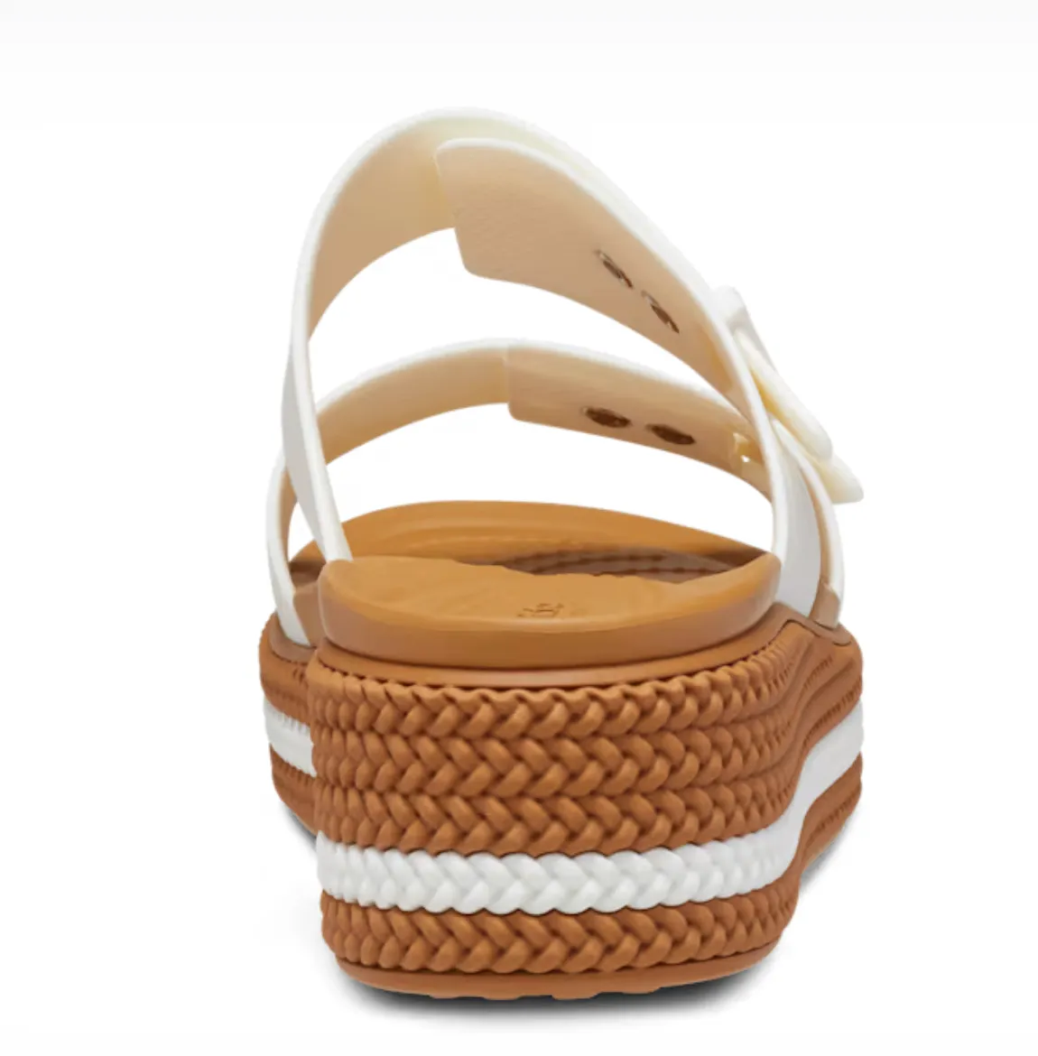 Crocs Women Brooklyn Woven Buckle In Chalk (Pre-Order)