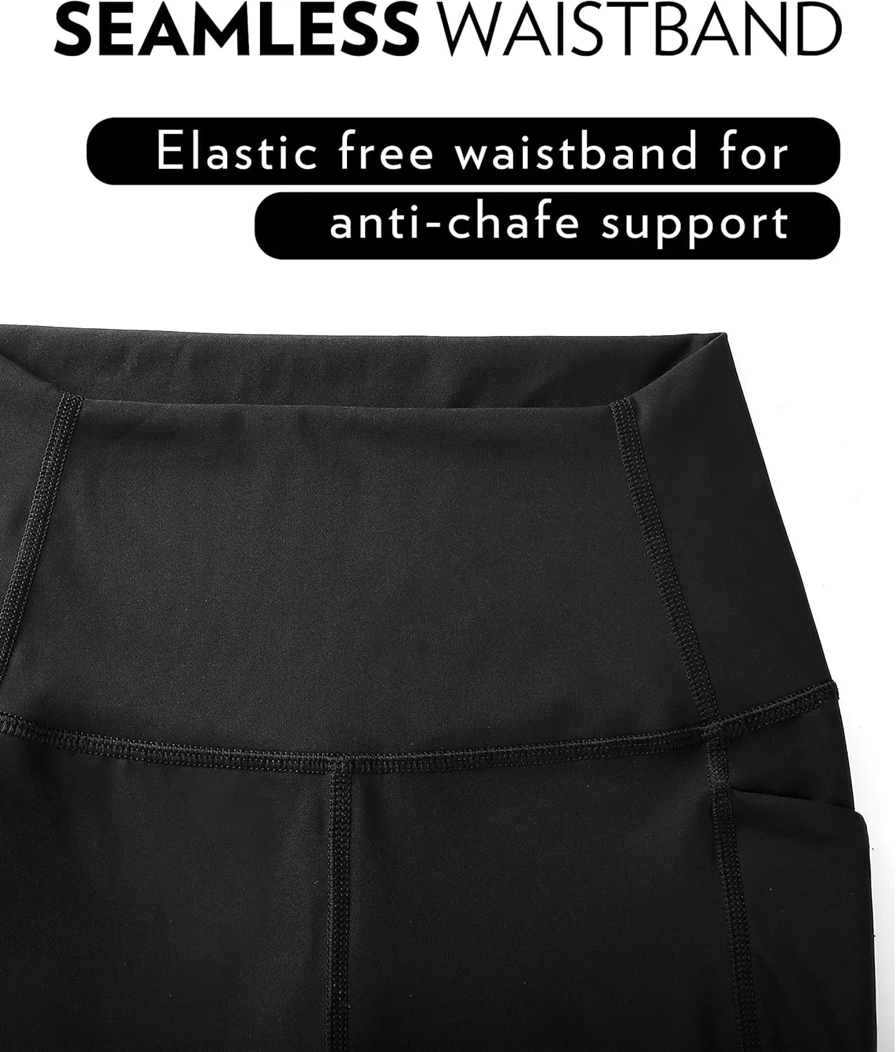 CRZ YOGA Women's Naked Feeling Biker Shorts with Pockets 4'' - High Waisted Yoga Gym Workout Spandex