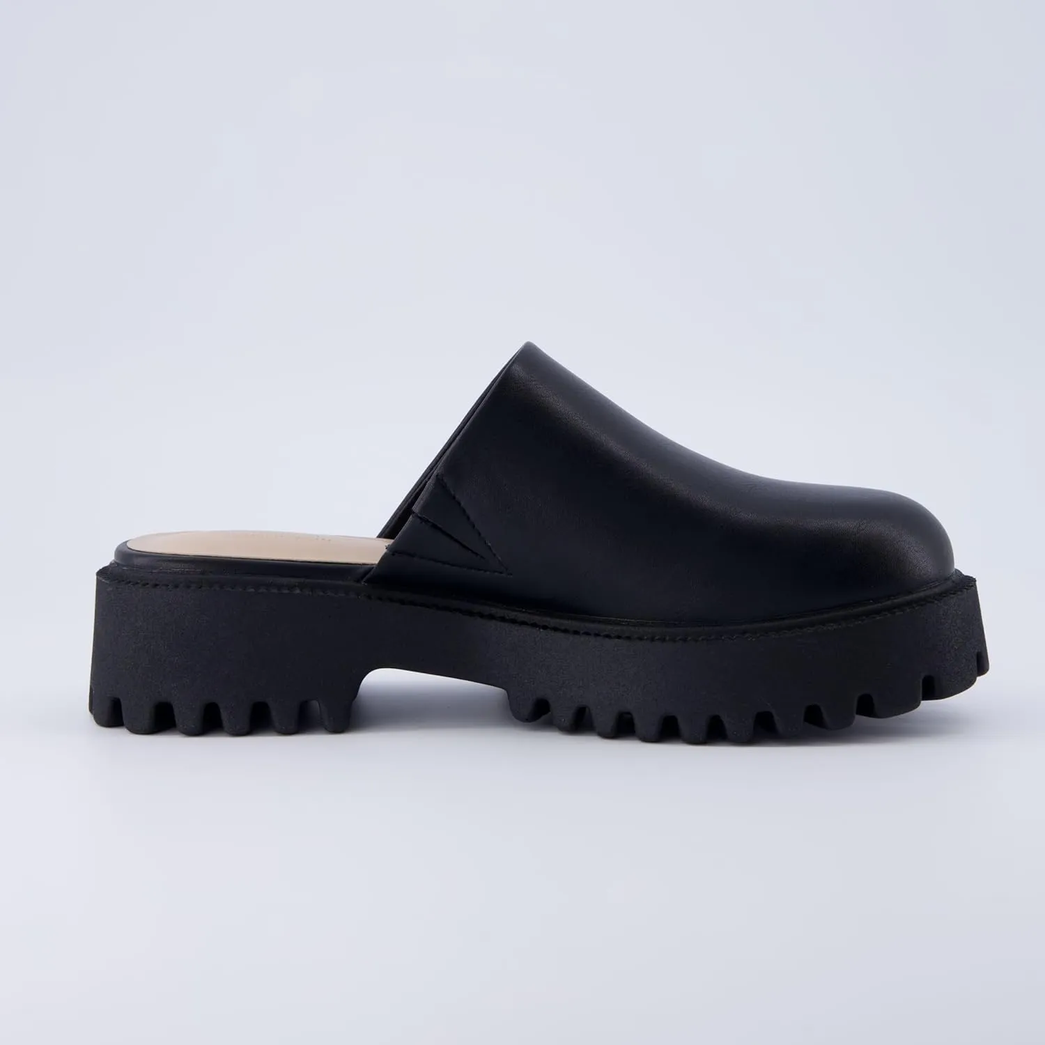 CUSHIONAIRE Women's Bolt Slip on Lug Mule  Memory Foam, Wide Widths Available