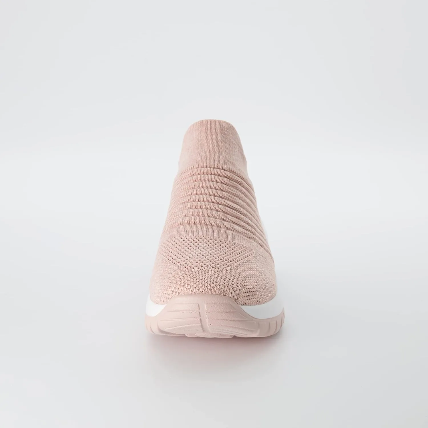 CUSHIONAIRE Women's Breeze Stretch Knit Slip on Sneaker  Memory Foam & LiteSole Technology