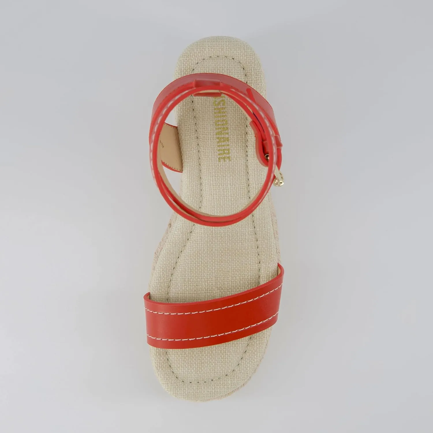 CUSHIONAIRE Women's Chico One Band Espadrille Wedge Sandal  Memory Foam