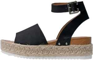 CUSHIONAIRE Women's Espadrille Flatform Open Toe Sandal