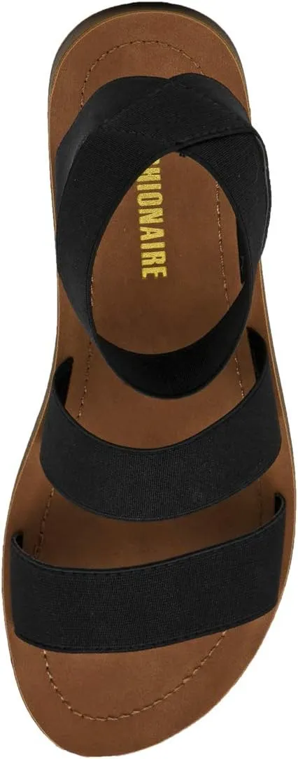 CUSHIONAIRE Women's Indego Stretch Sandal