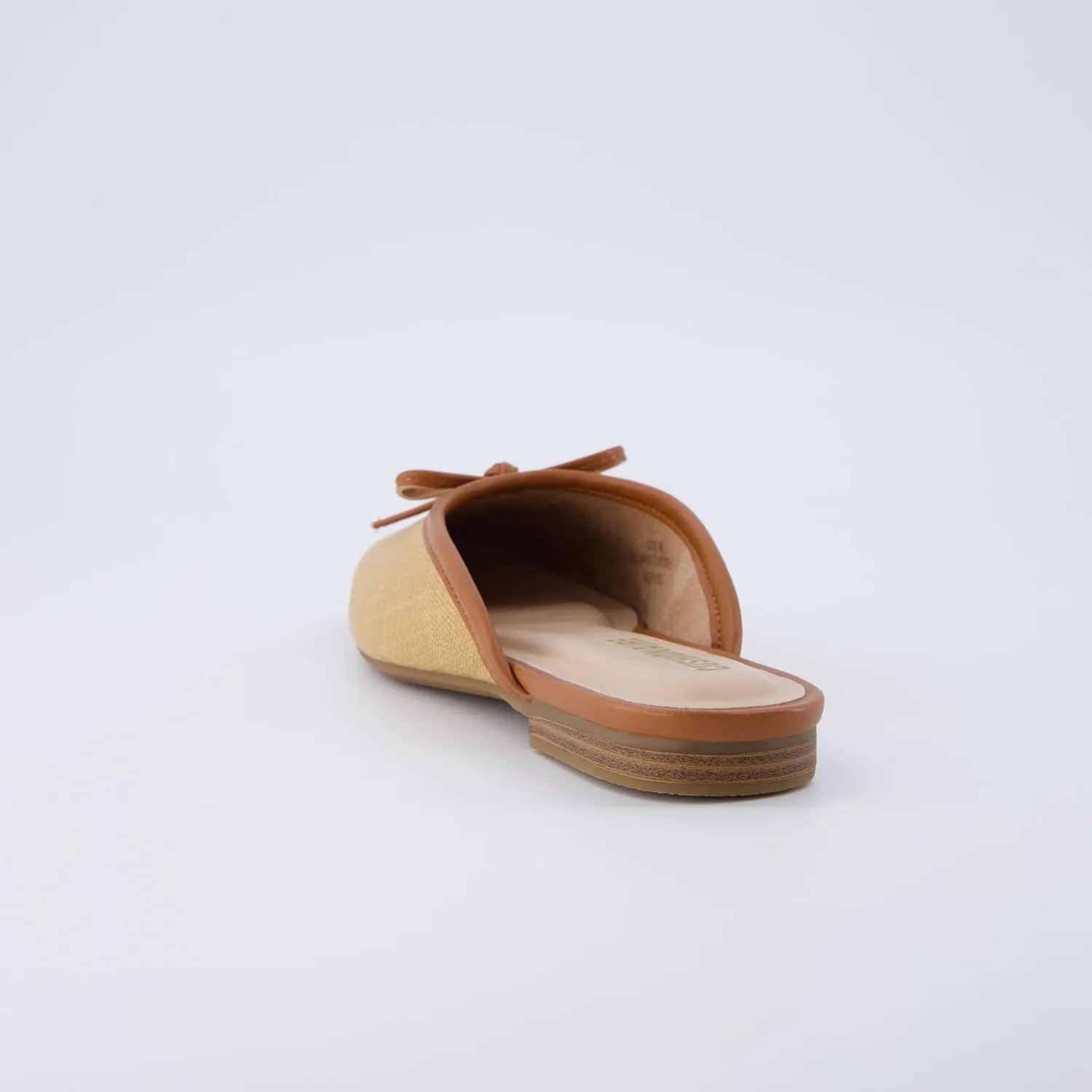CUSHIONAIRE Women's Jade Bow Mule  Memory Foam, Wide Widths Available
