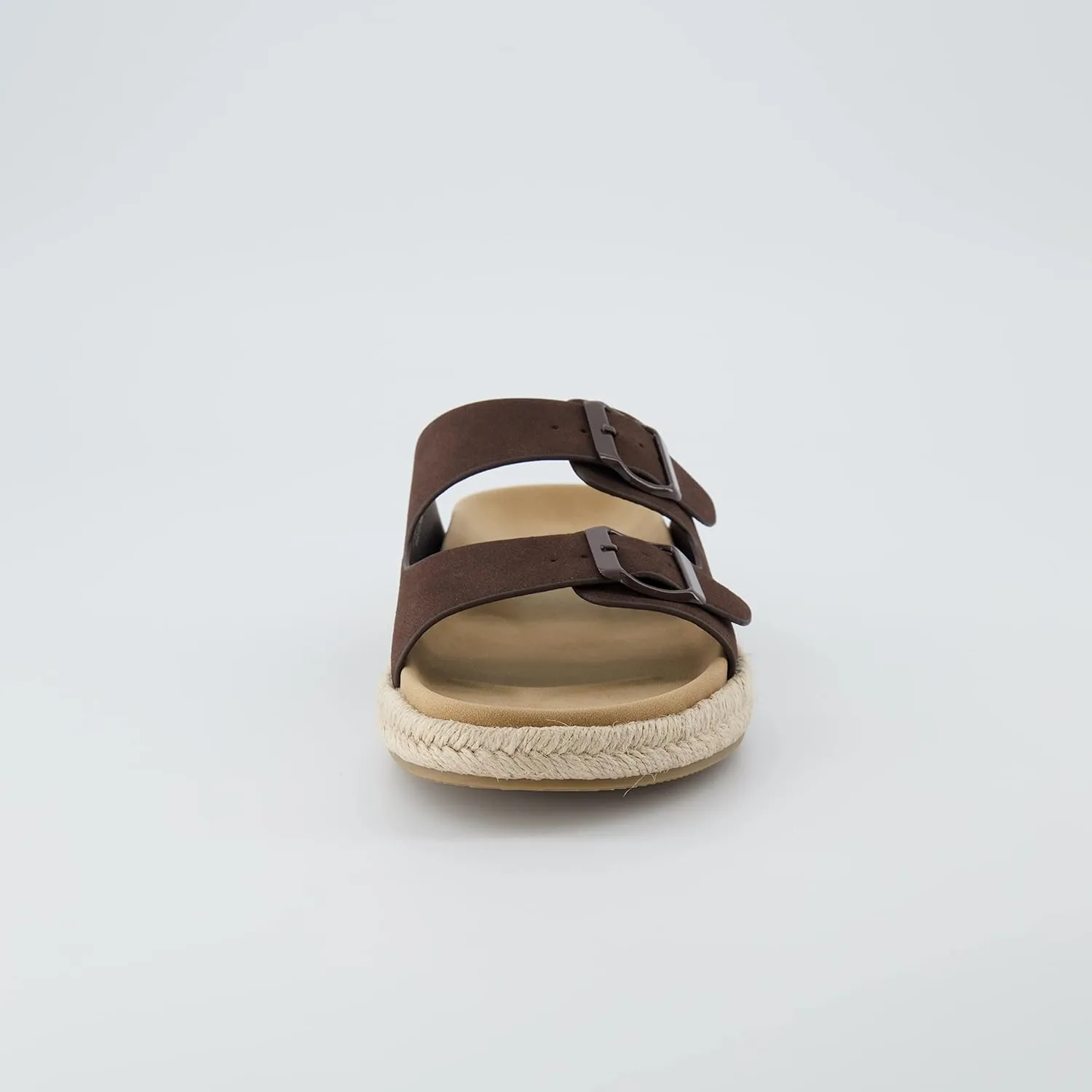 CUSHIONAIRE Women's Noodle Espadrille footbed sandal with  Comfort, Wide Widths Available
