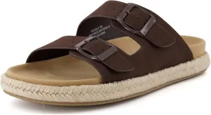 CUSHIONAIRE Women's Noodle Espadrille footbed sandal with  Comfort, Wide Widths Available