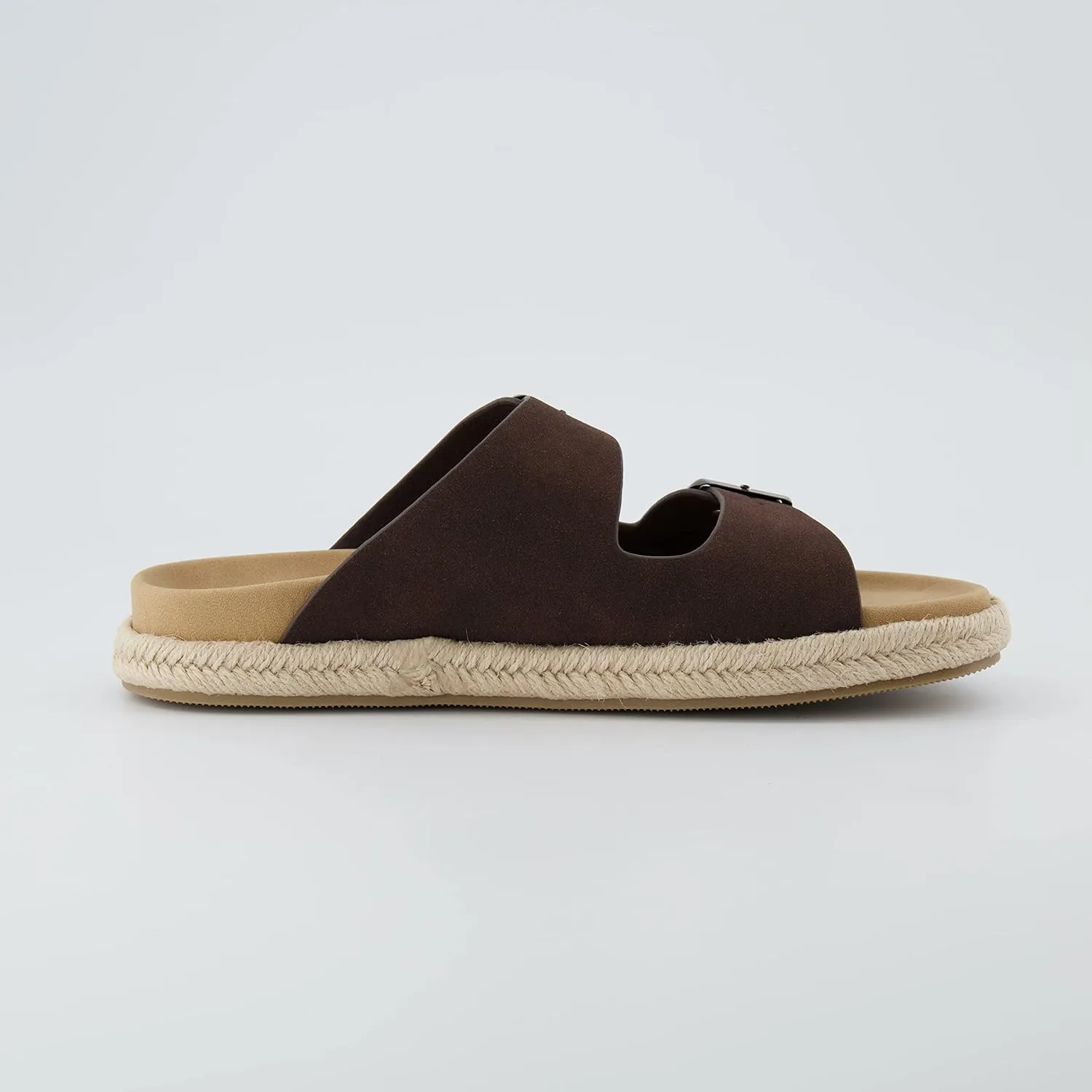 CUSHIONAIRE Women's Noodle Espadrille footbed sandal with  Comfort, Wide Widths Available
