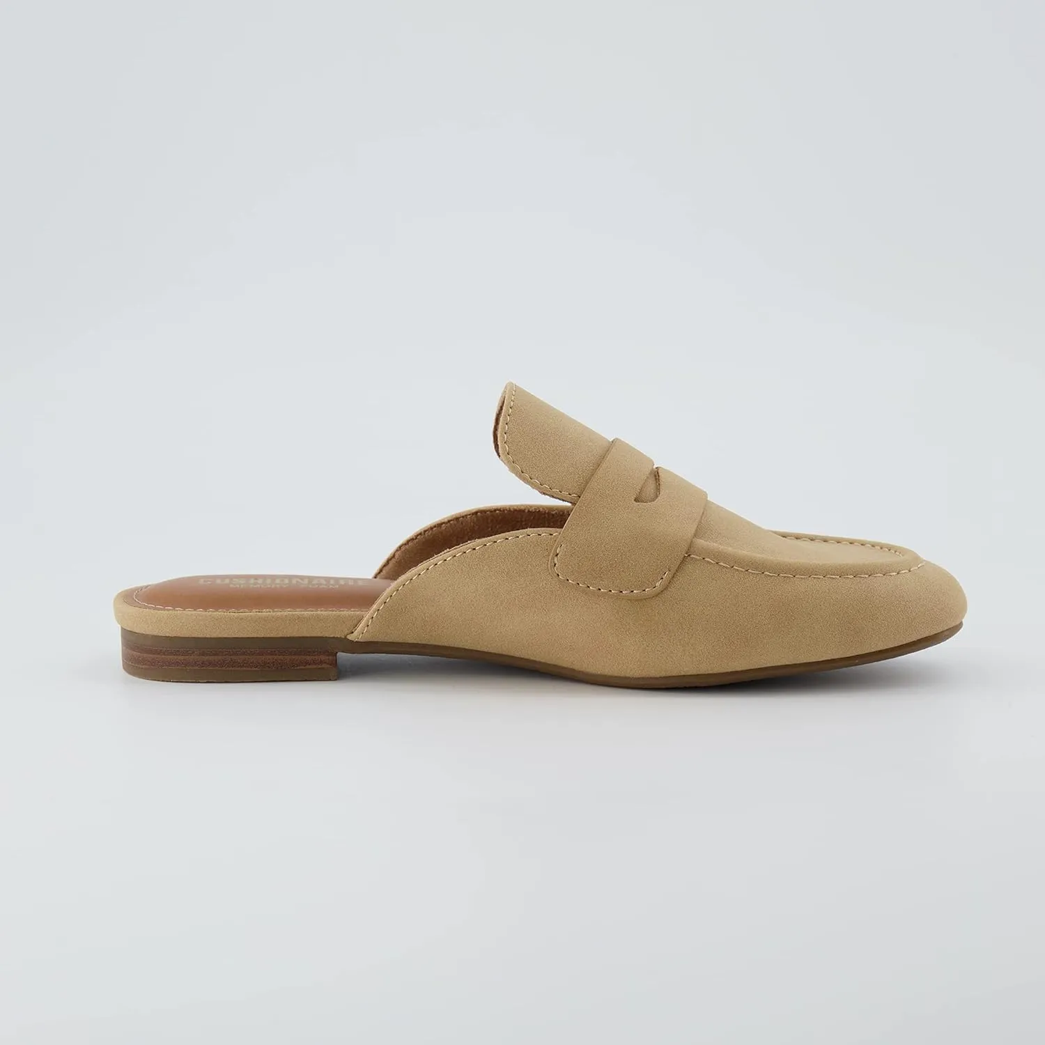 CUSHIONAIRE Women's Yale Slip On Mule  Memory Foam, Wide Widths Available