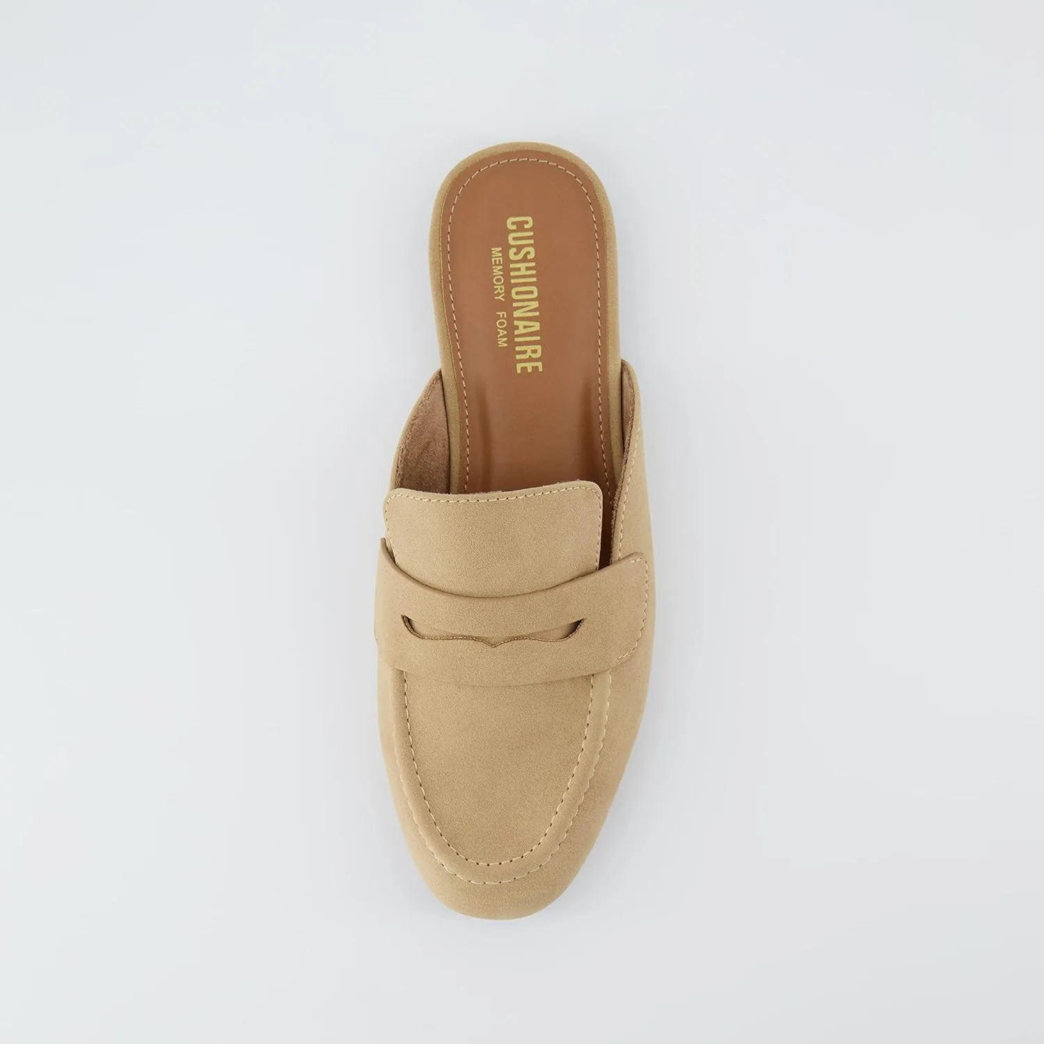 CUSHIONAIRE Women's Yale Slip On Mule  Memory Foam, Wide Widths Available