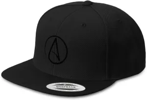 Custom Snapback Hat for Men Flat Brim Hats Atheism Skepticism Embroidered Flat Bill Hat Acrylic