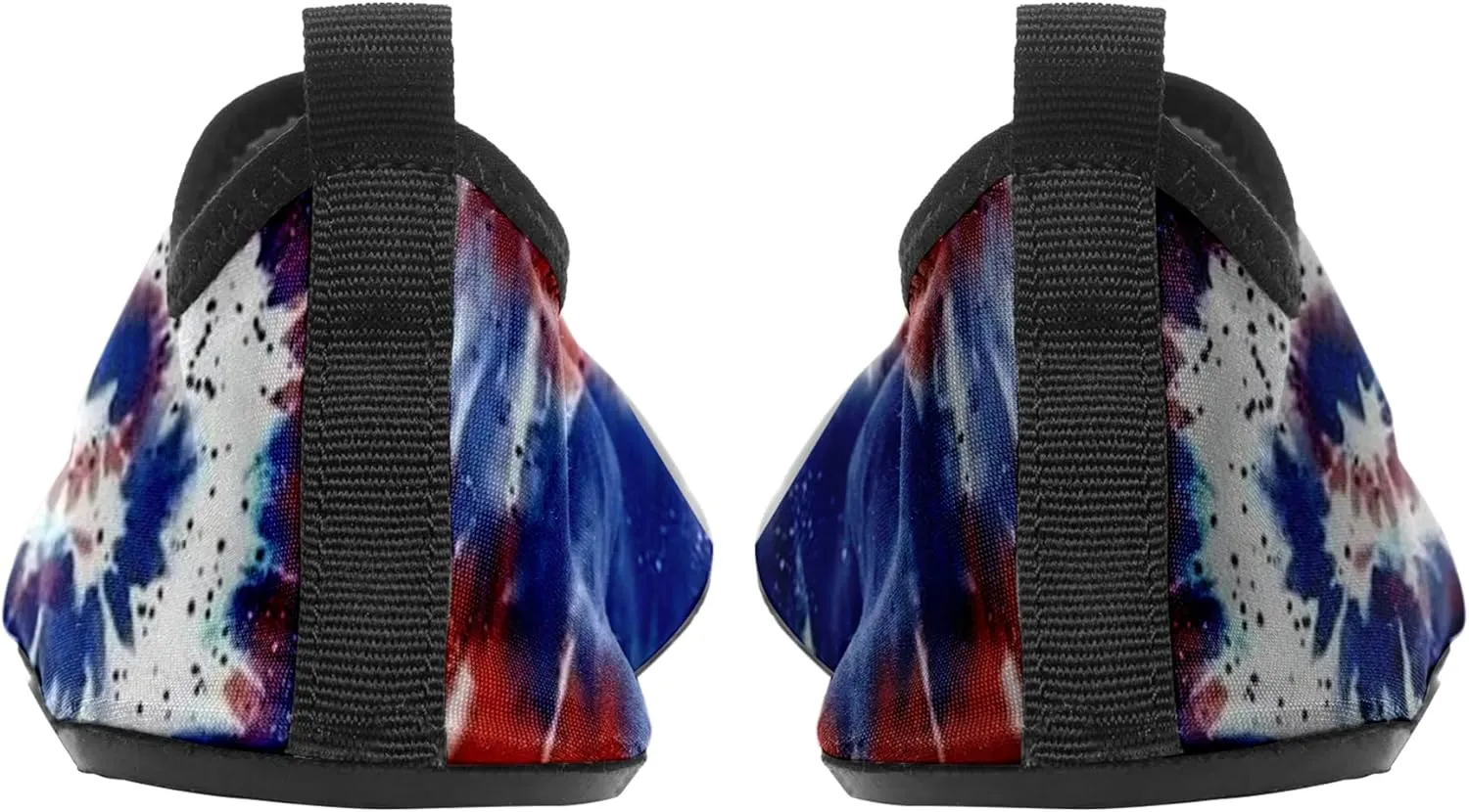 Customizable USA Flag Quick-Dry Water Shoes Stretch Fabric Slip-On Barefoot Beach Shoes Aqua Yoga Socks for Swim Surf