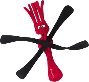Doggles SillyPulls Dog Toy, Red