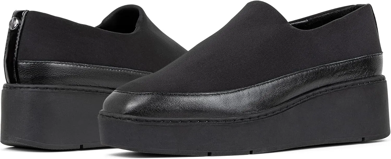 Donald Pliner Women’s Wilson Elastic Loafer, Cushioned Slip-On Loafers, Footwear with Stretch Comfort