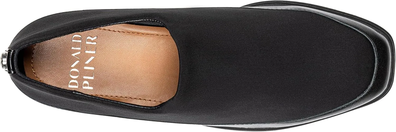 Donald Pliner Women’s Wilson Elastic Loafer, Cushioned Slip-On Loafers, Footwear with Stretch Comfort