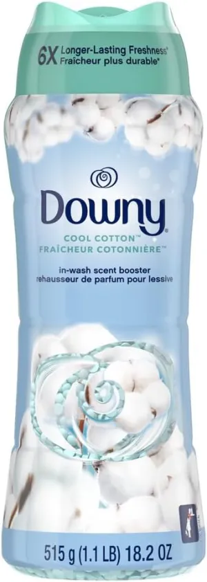 Downy In-Wash Laundry Scent Booster Beads, Cool Cotton, 18.2 oz