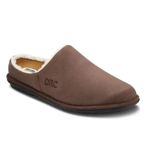Dr. Comfort Easy Medical Grade Mens Slippers Chocolate