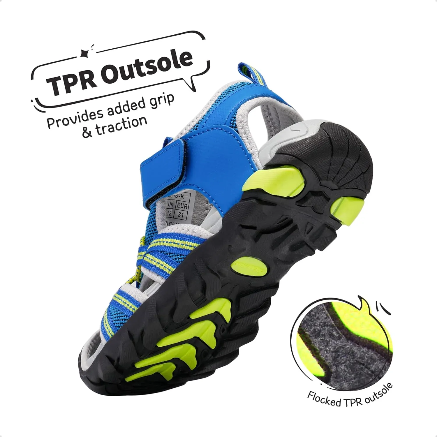 DREAM PAIRS Boys Girls Outdoor Summer Sport Athletic Sandals for Little/Big Kid