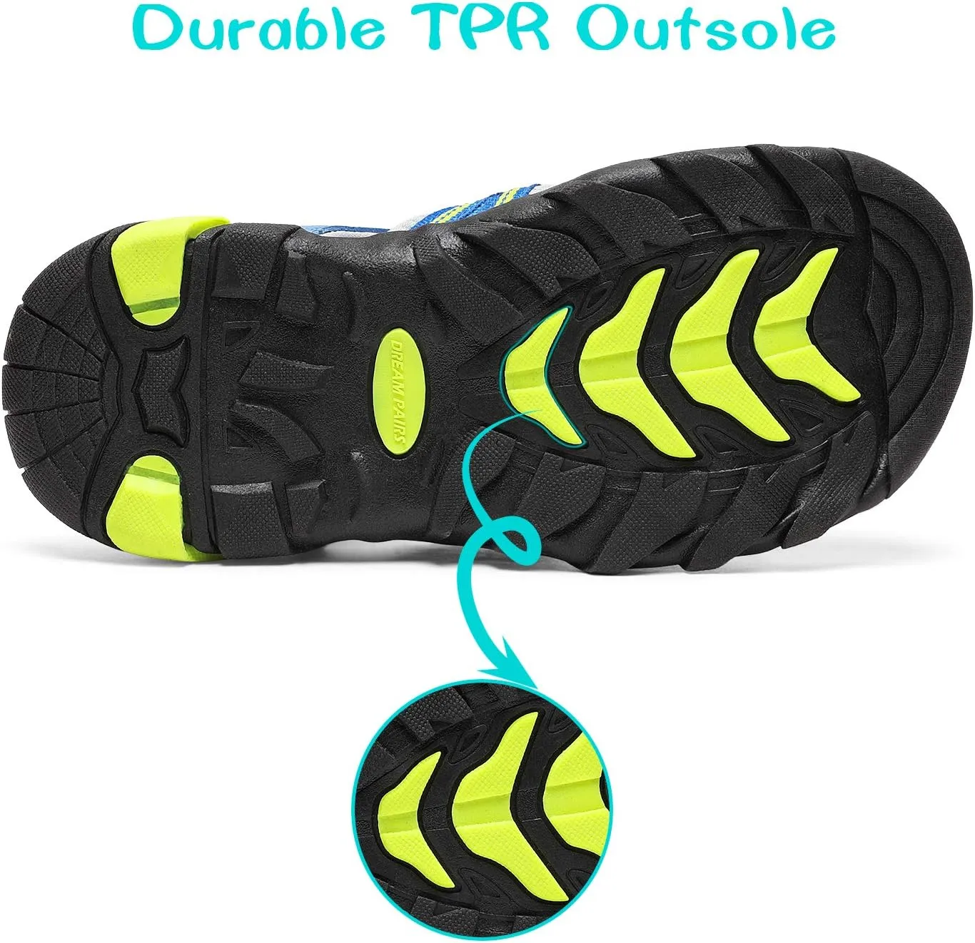 DREAM PAIRS Boys Girls Outdoor Summer Sport Athletic Sandals for Little/Big Kid