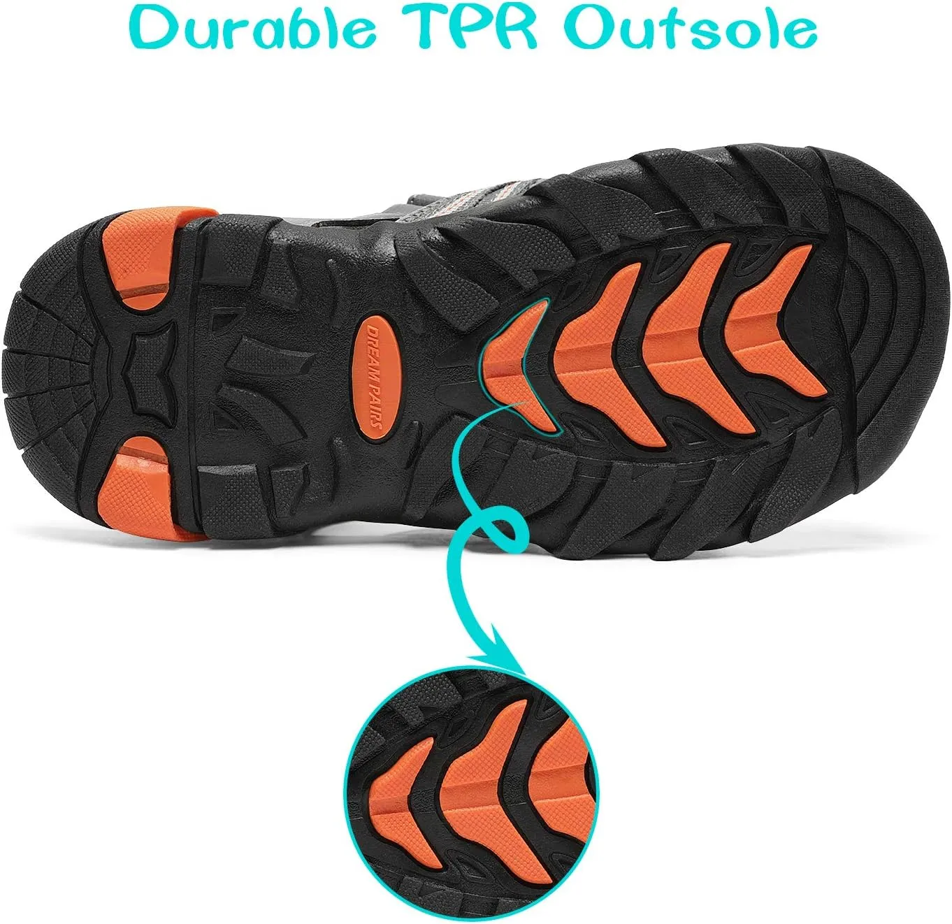 DREAM PAIRS Boys Girls Outdoor Summer Sport Athletic Sandals for Little/Big Kid