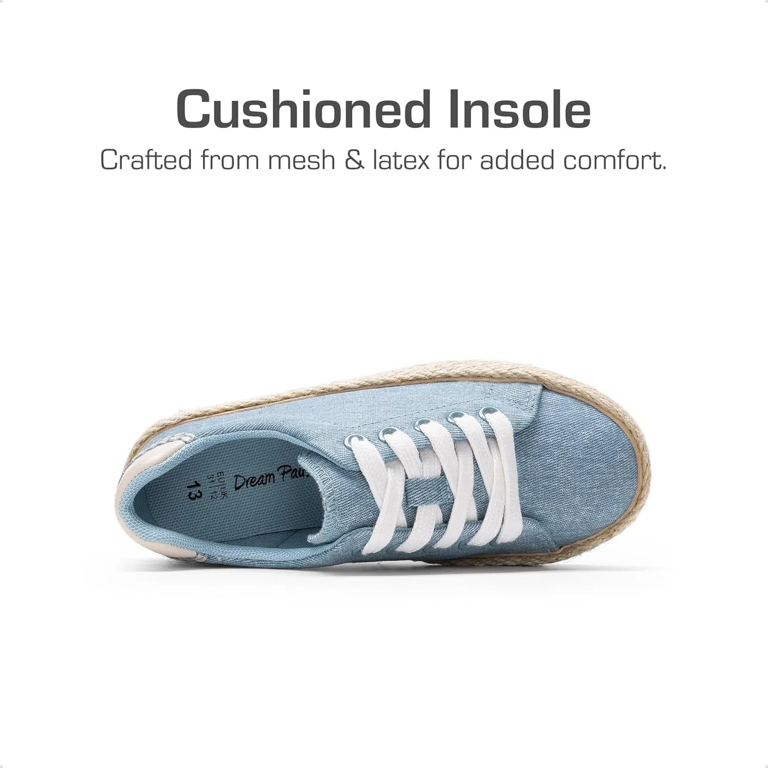 DREAM PAIRS Kid Shoes Boys Girls Sneakers Lace Up Walking Casual Shoes
