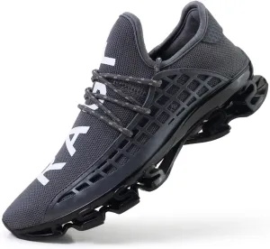 DUORO Mens Slip On Road Running Shoes Breathable Lightweight Comfortable Walking Shoes Athletic Gym Tennis Shoes for Men