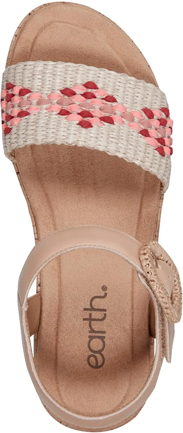 Earth Women's Glam Espadrille Wedge Sandal