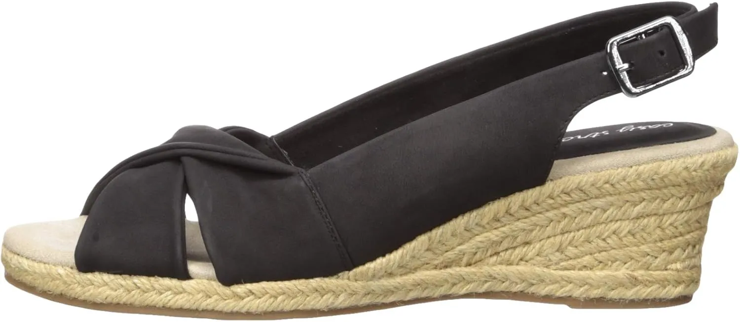 Easy Street Women's Maureen Espadrille Sandals Casual Shoes