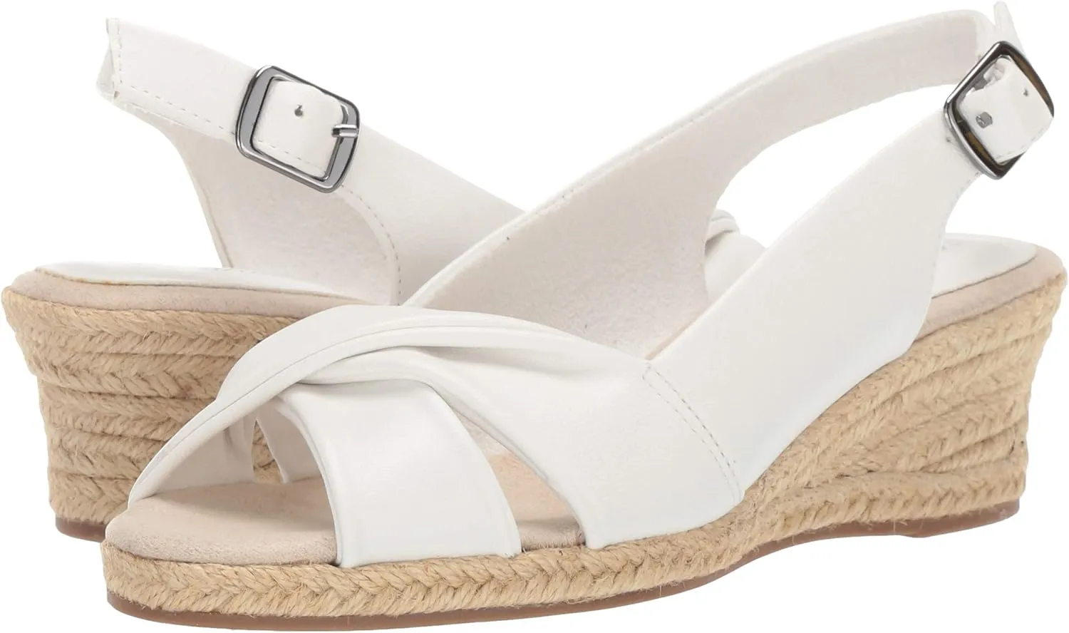 Easy Street Women's Maureen Espadrille Sandals Casual Shoes