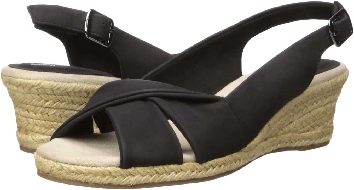 Easy Street Women's Maureen Espadrille Sandals Casual Shoes