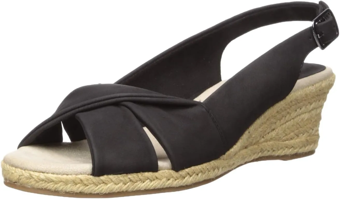 Easy Street Women's Maureen Espadrille Sandals Casual Shoes