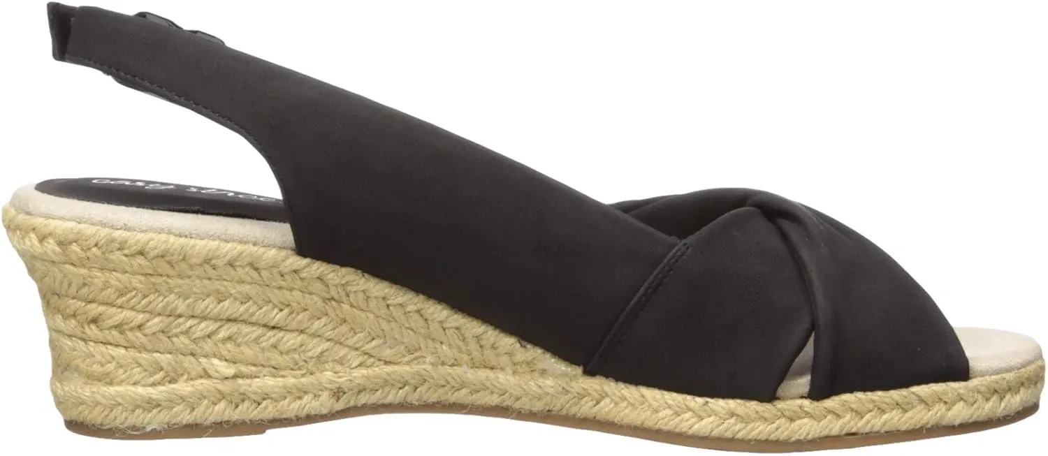 Easy Street Women's Maureen Espadrille Sandals Casual Shoes