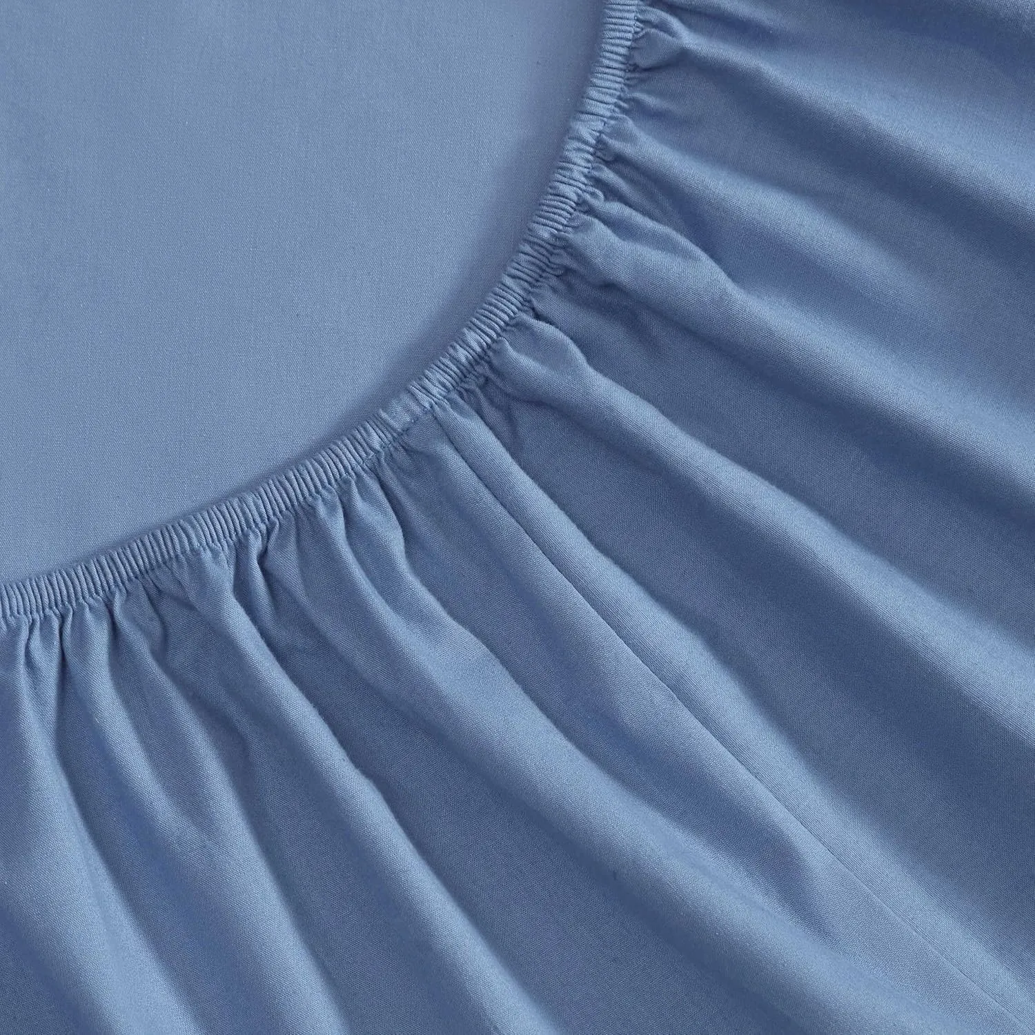 Eddie Bauer King Sheet Set, Washed Percale Bedding Set with Deep Pockets, Super Soft, 100% Luxury Cotton with Smooth Percale Weave (Blue, King)