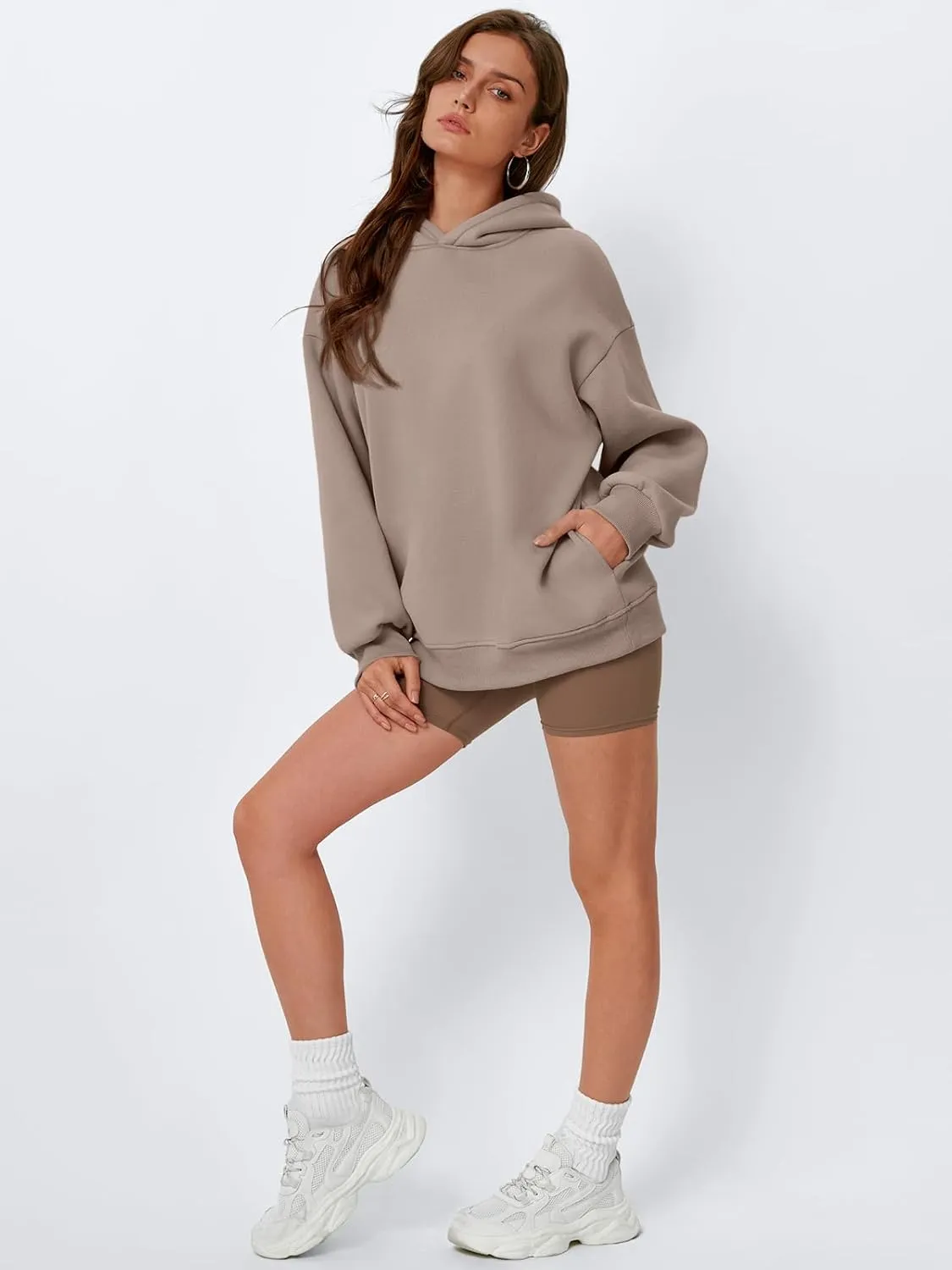 EFAN Womens Oversized Hoodies Sweatshirts Fleece Hooded Pullover Tops Sweaters Casual Comfy Fall Fashion Outfits Clothes 2025