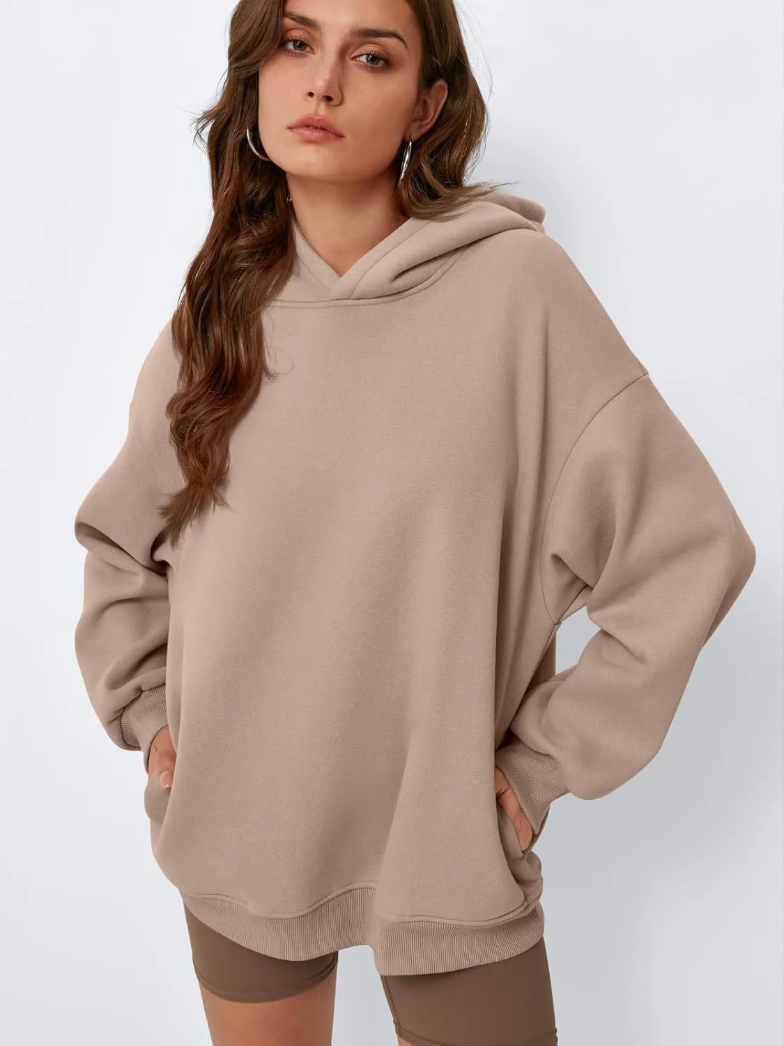 EFAN Womens Oversized Hoodies Sweatshirts Fleece Hooded Pullover Tops Sweaters Casual Comfy Fall Fashion Outfits Clothes 2025