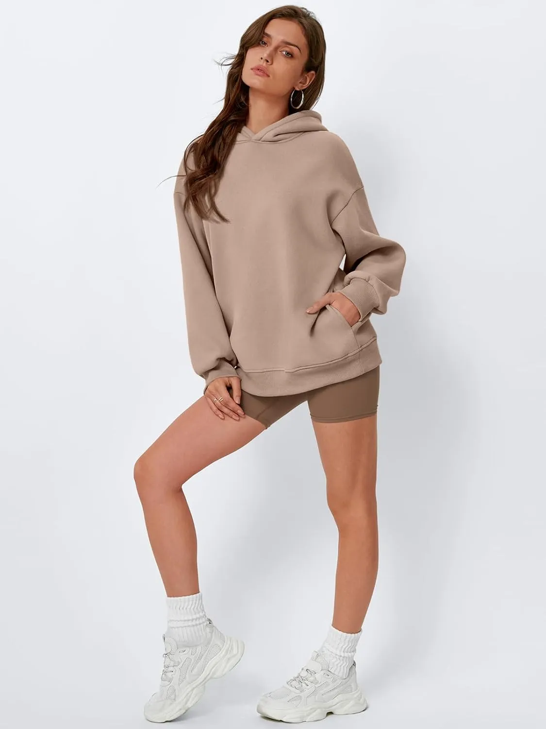 EFAN Womens Oversized Hoodies Sweatshirts Fleece Hooded Pullover Tops Sweaters Casual Comfy Fall Fashion Outfits Clothes 2025