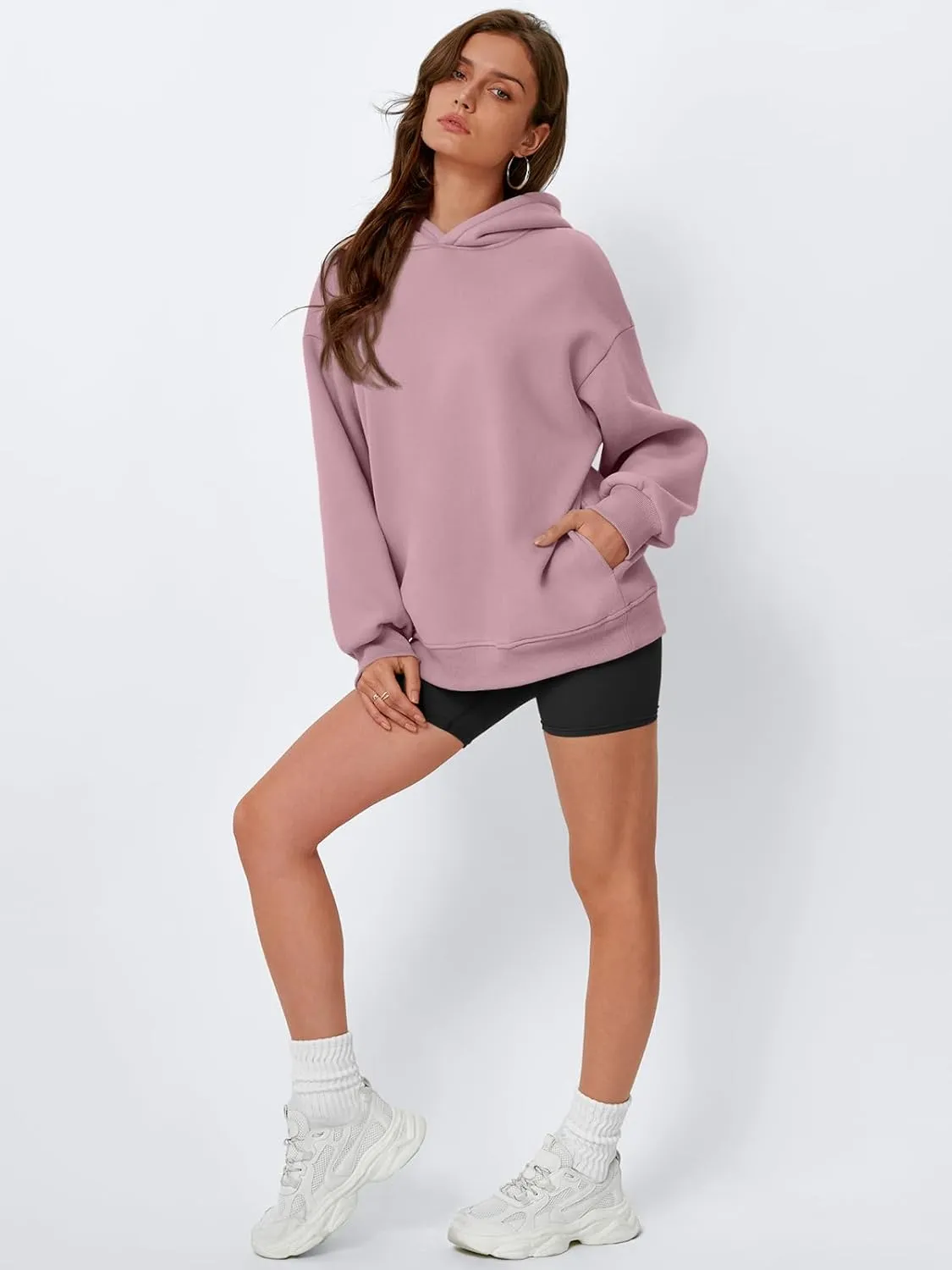 EFAN Womens Oversized Hoodies Sweatshirts Fleece Hooded Pullover Tops Sweaters Casual Comfy Fall Fashion Outfits Clothes 2025